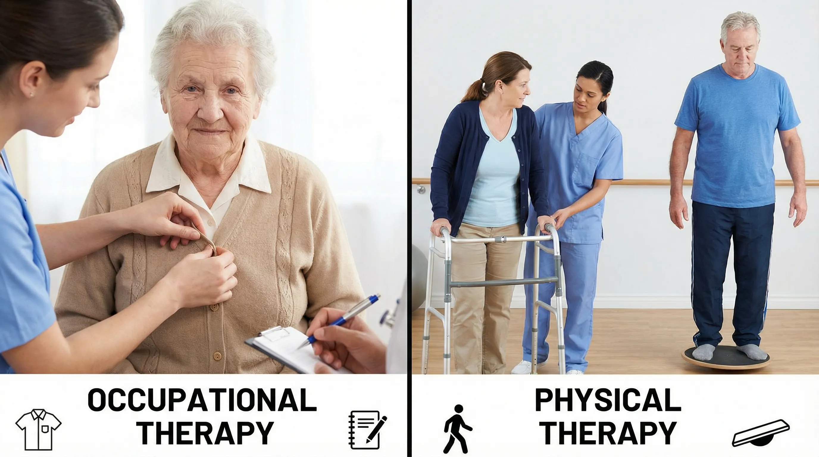 What Is the Difference Between Occupational Therapy and Physical Therapy?