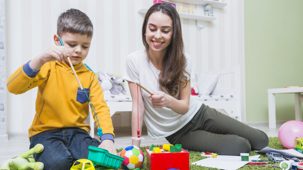 Play therapy at bridges speech center