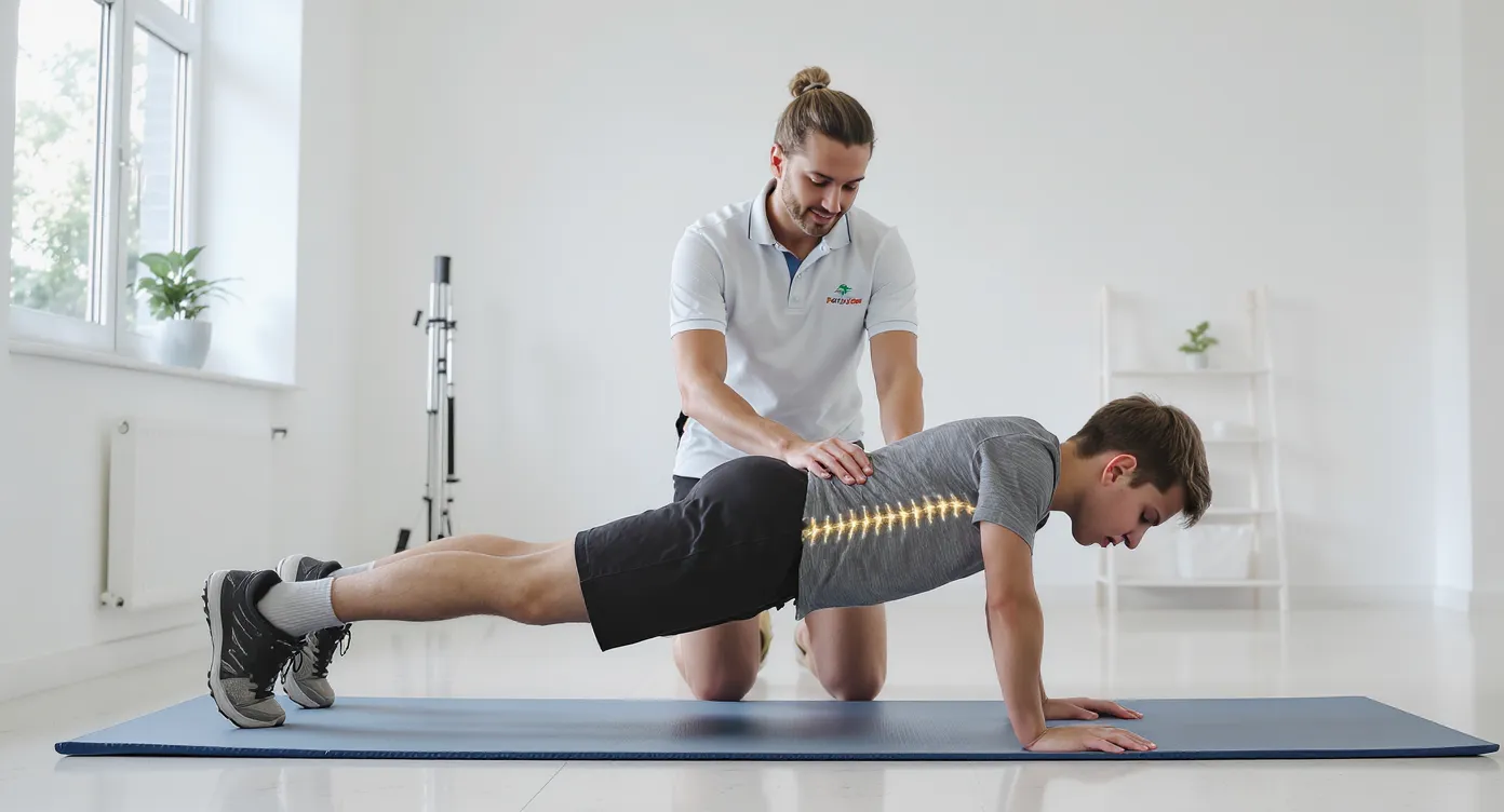 scoliosis treatment -physiotherapy at bridges speech center