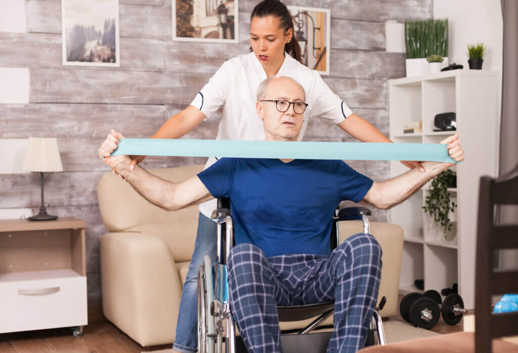 physiotherapy for elderly a home