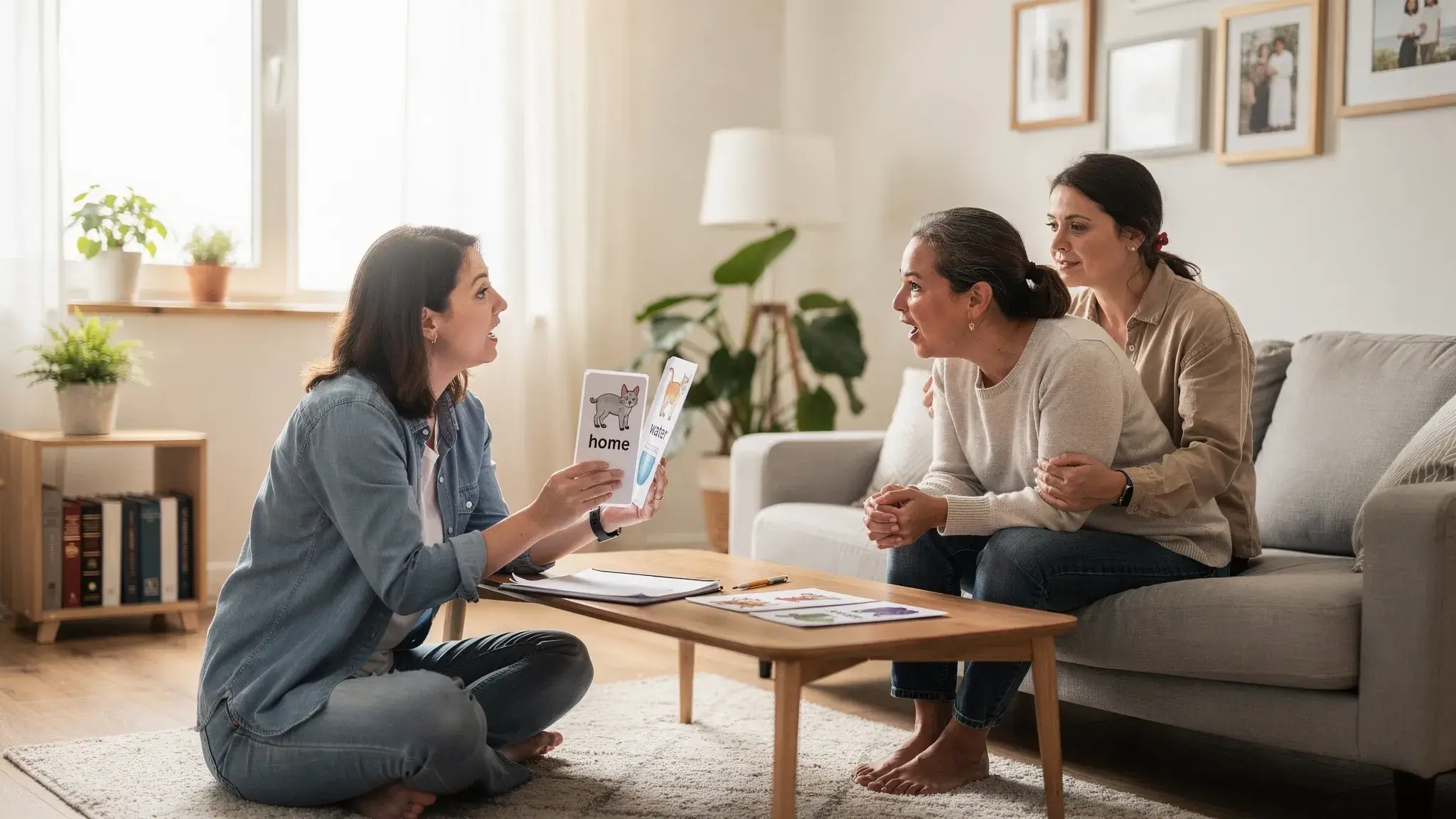 speech therapy at home for adults